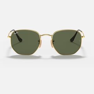 Rayban Hexagonal Flat Sunglasses